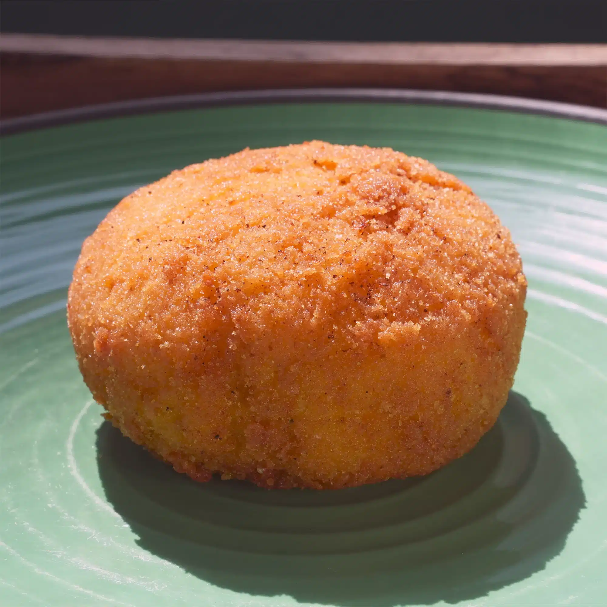 Arancino agli spinaci intero, panatura dorata | Braceriadeigoti